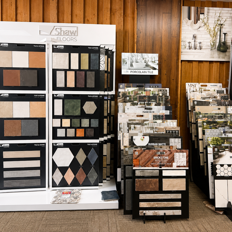 Shaw Floors Samples at Plains Floors showroom