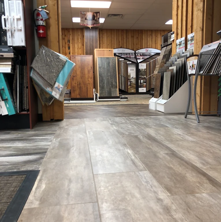 Plain Floors flooring products at showroom